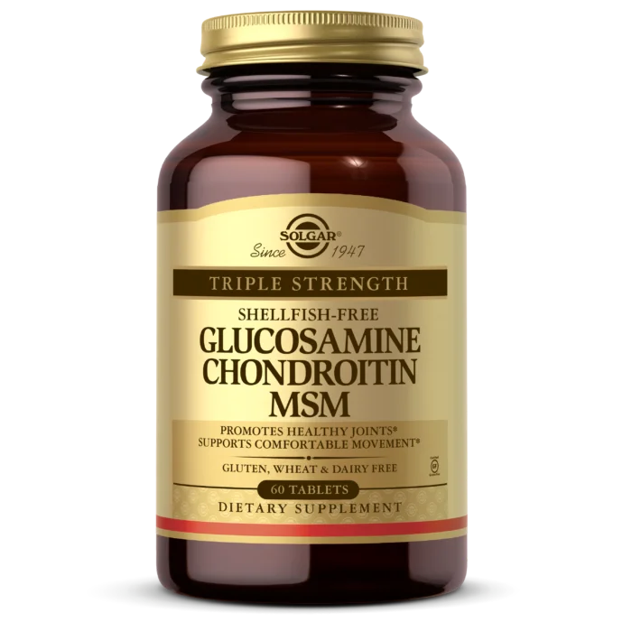 Triple Strength Glucosamine Chondroitin MSM (Shellfish-Free) Tablets