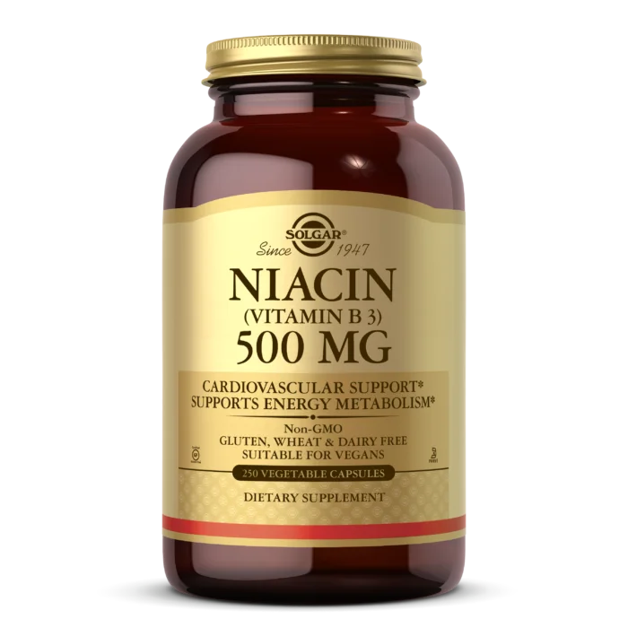 Solgar Niacin (Vitamin B3) 500 mg Vegetable Capsules