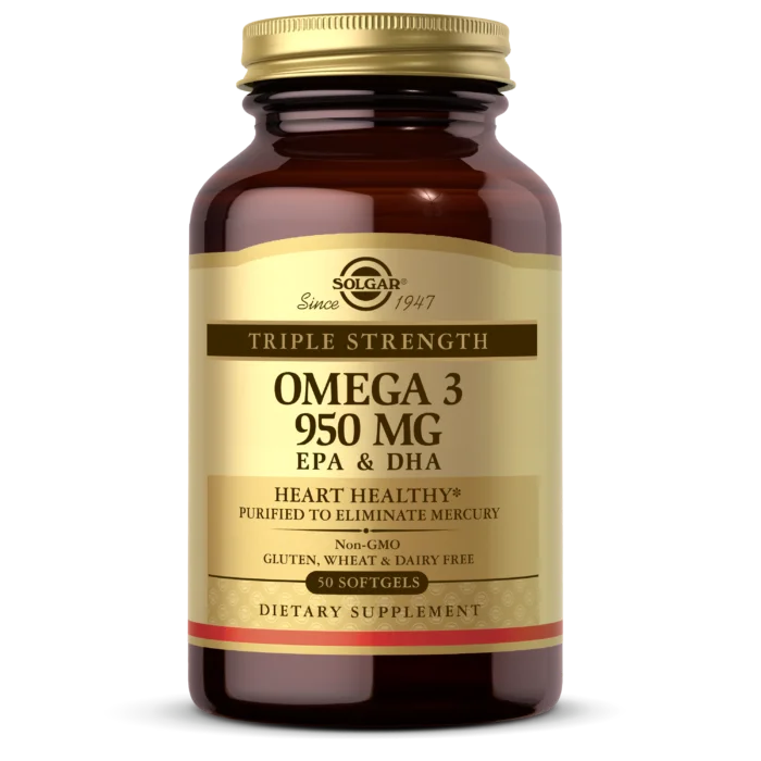 Solgar Triple Strength Omega-3 950 MG Softgels