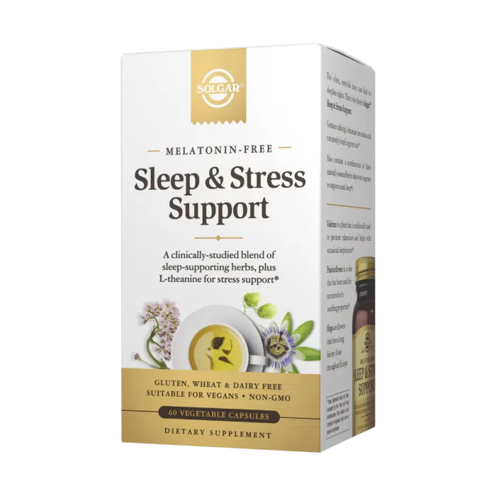 Solgar Sleep and Stress Support Vegetable Capsules