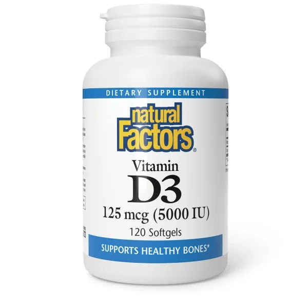 Vitamin D3 125 mcg (5,000 IU)