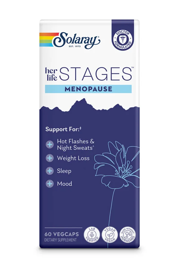 Solaray Her Life Stages Menopause, 60 Veg Capsules