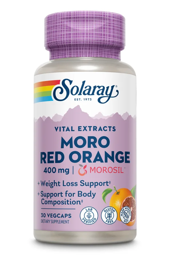 Solaray Moro Red Orange Extract Morosil, 30 Veg Capsules