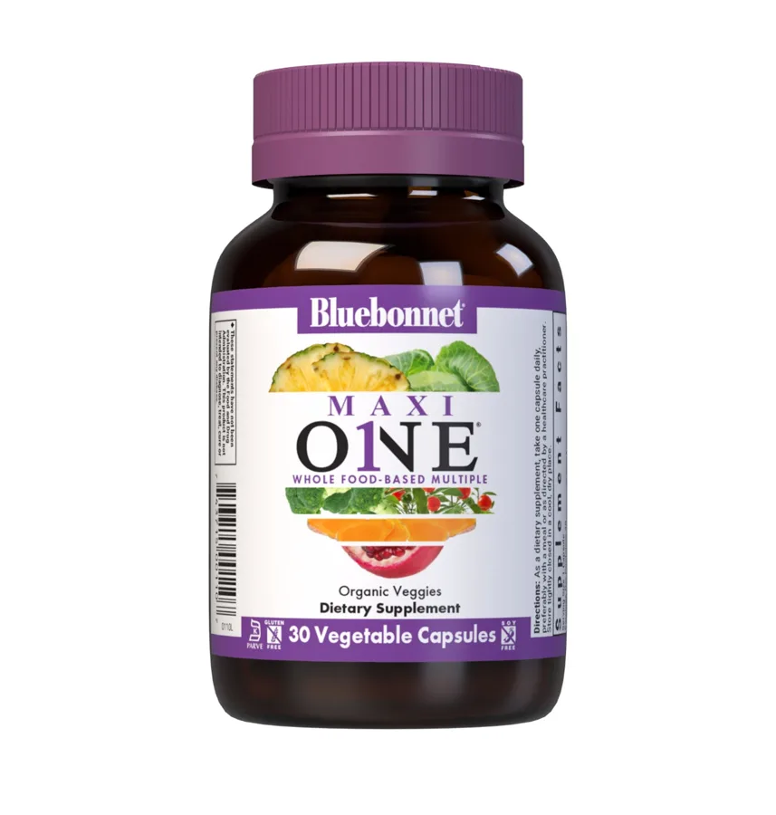 Bluebonnet Maxi One Whole Food-Based Multiple (With Iron)