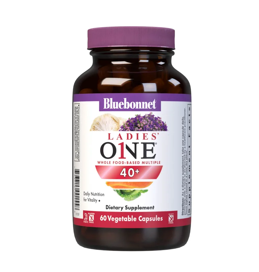 Bluebonnet Ladies' One 40+ Whole Food-Based Multiple