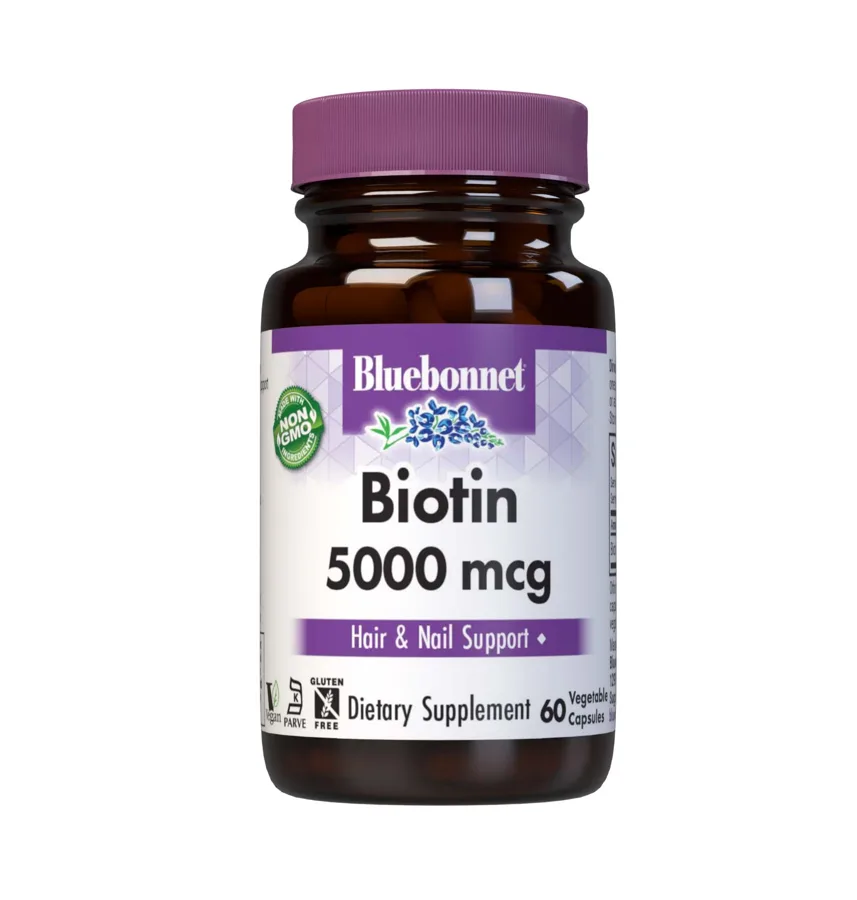 Bluebonnet Biotin 5000 mcg