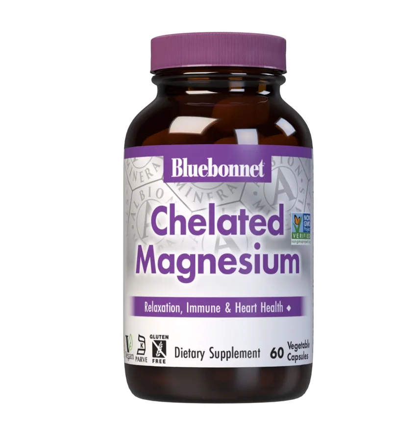 Bluebonnet Chelated Magnesium 200 mg