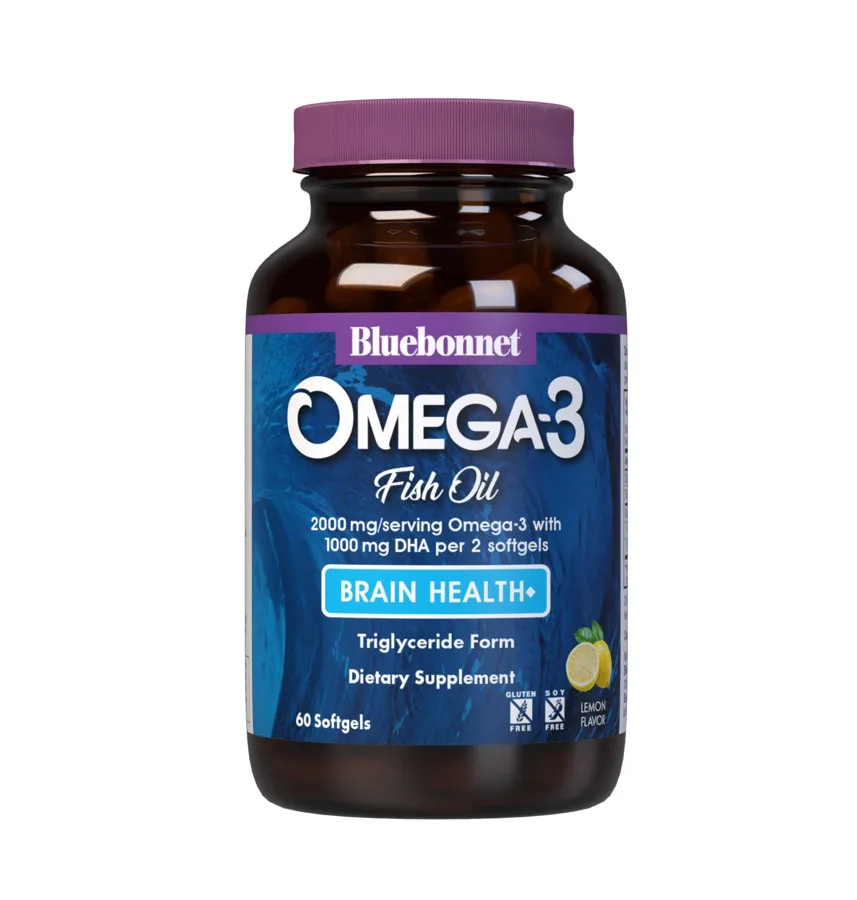 Bluebonnet Omega-3 Fish Oil Brain Health